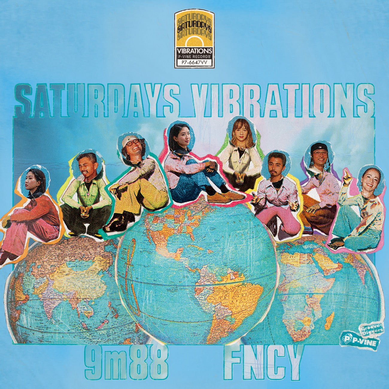 FNCY & 9m88『Saturdays Vibrations』CLEAR BLUE VINYL