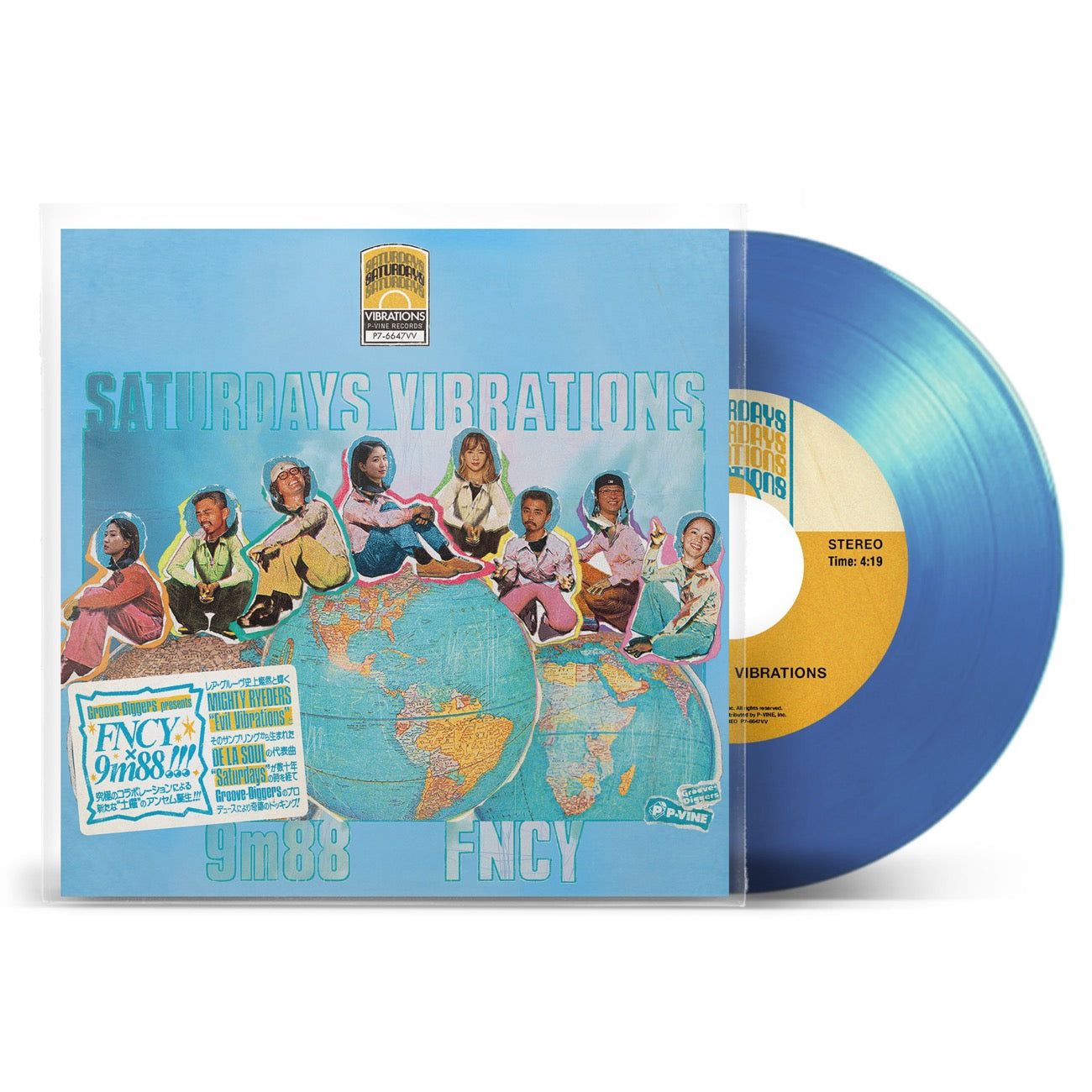 FNCY & 9m88『Saturdays Vibrations』CLEAR BLUE VINYL