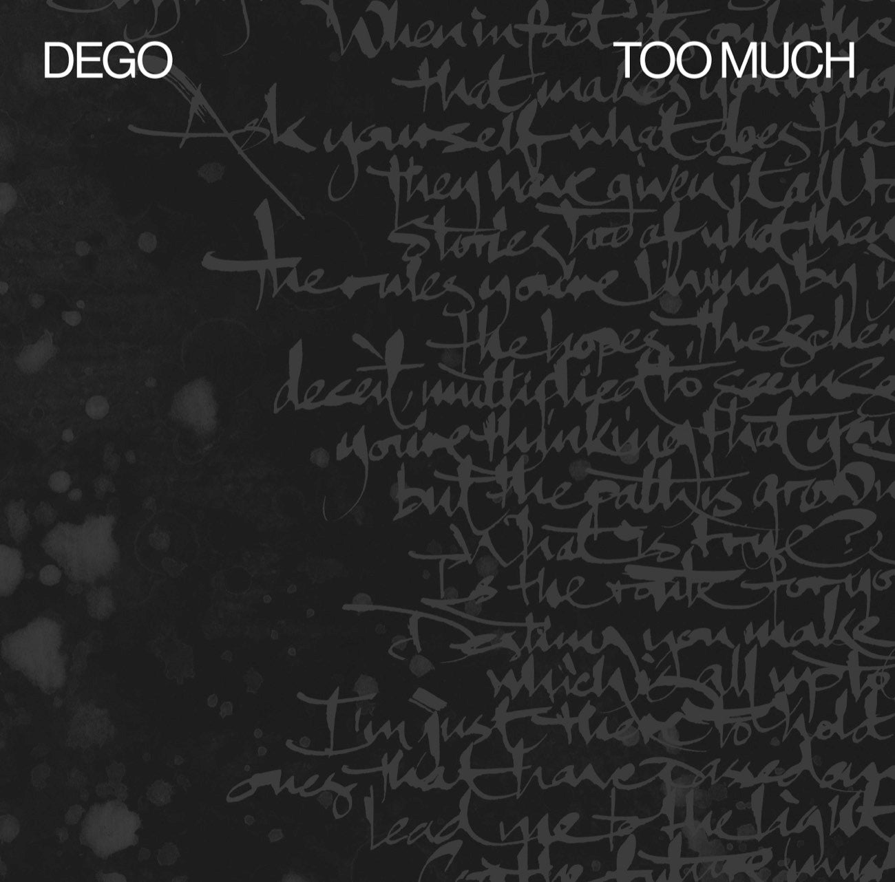 DEGO "Too Much" CD