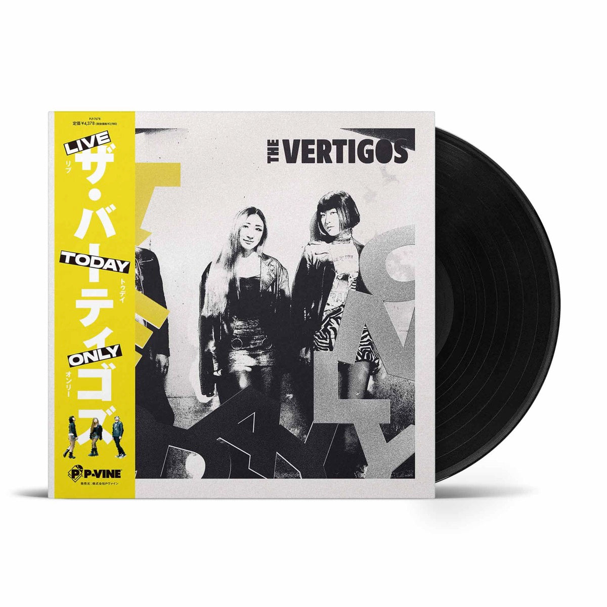 THE VERTIGOS "LIVE TODAY ONLY" LP