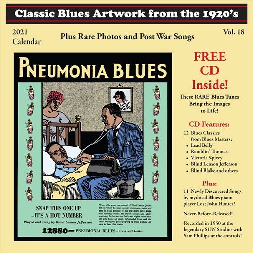 V.A.「Classic Blues Artwork from the 1920’s」カレンダー+CD