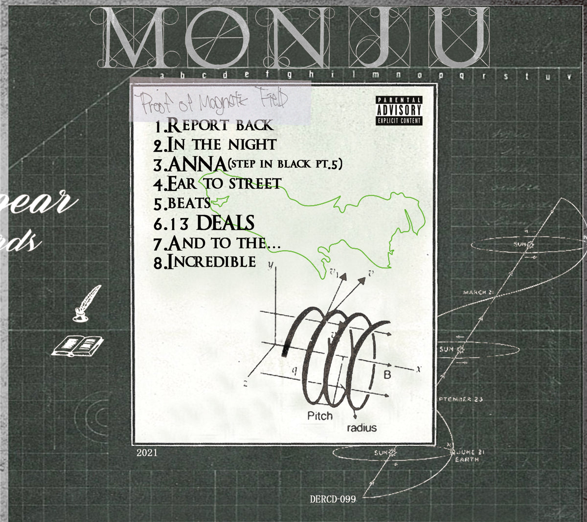 MONJUの4曲入1STCD-MONJU     103LAB EP