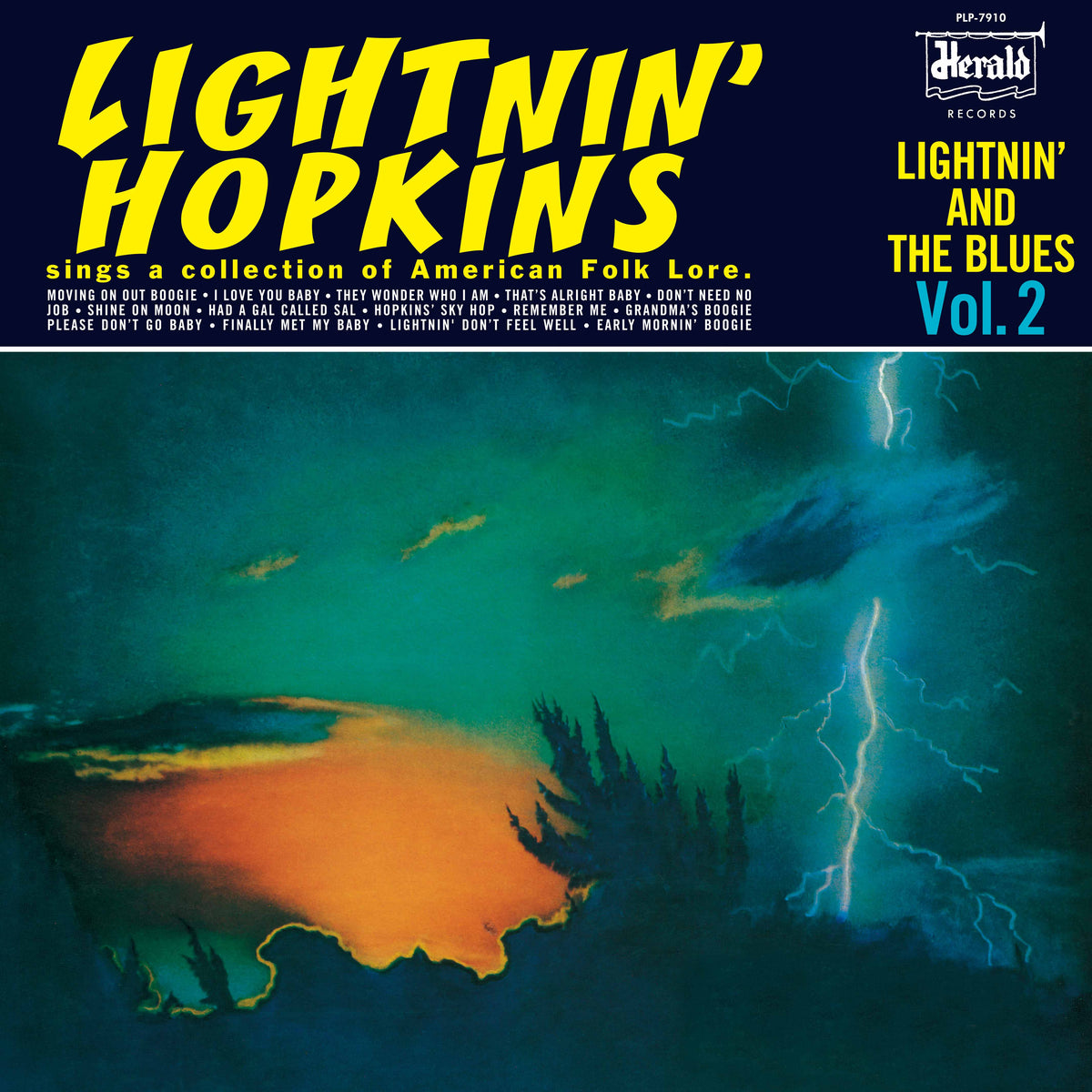 LIGHTNIN' HOPKINS『Lightnin' And The Blues Vol. 2』LP – P-VINE 