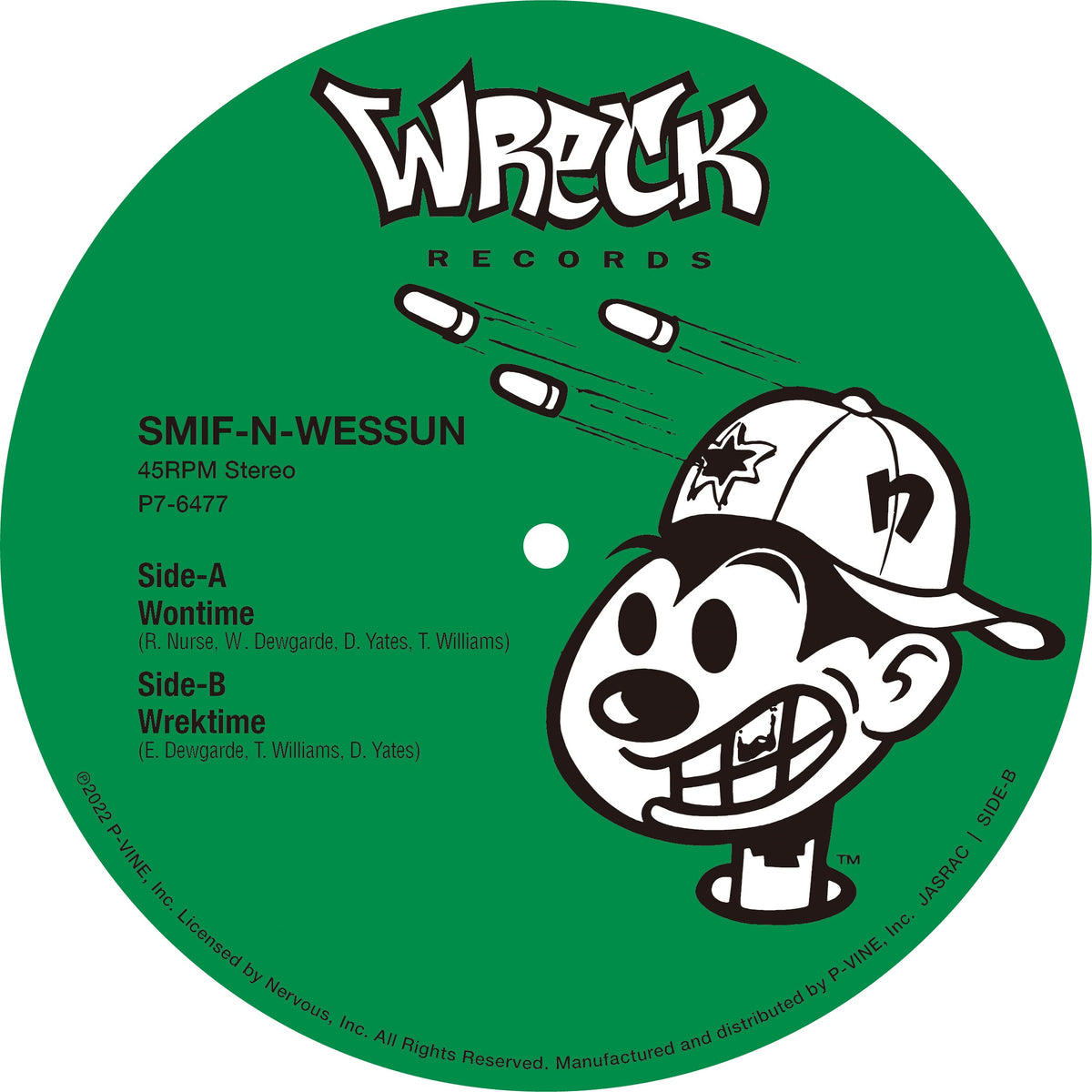 Smif-N-Wessun『Wontime / Wrektime』7inch