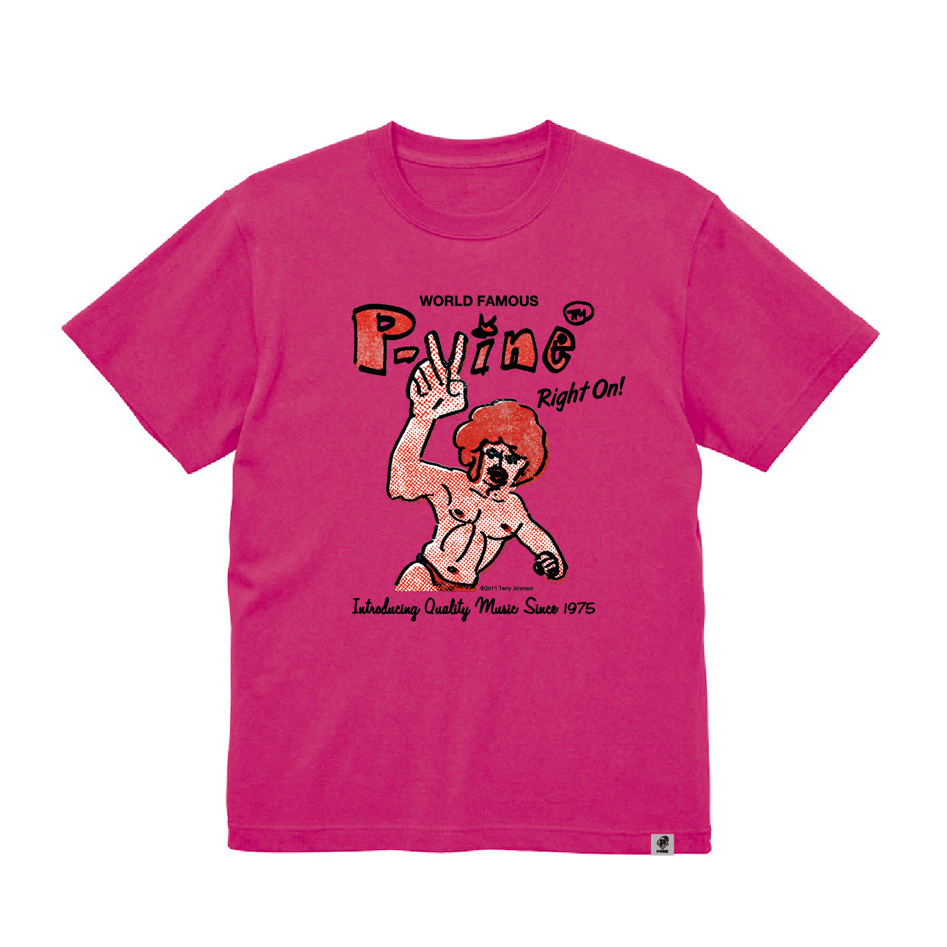 P-VINE 50th Anniversary “Afro Guy” T-Shirts｜Heliconia