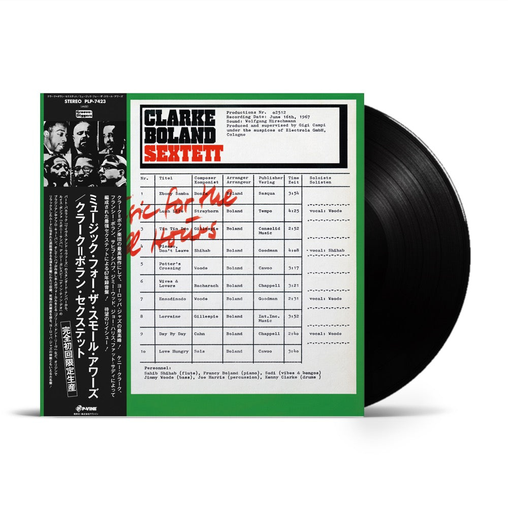CLARKE-BOLAND SEXTETT "Music For The Small Hours" LP