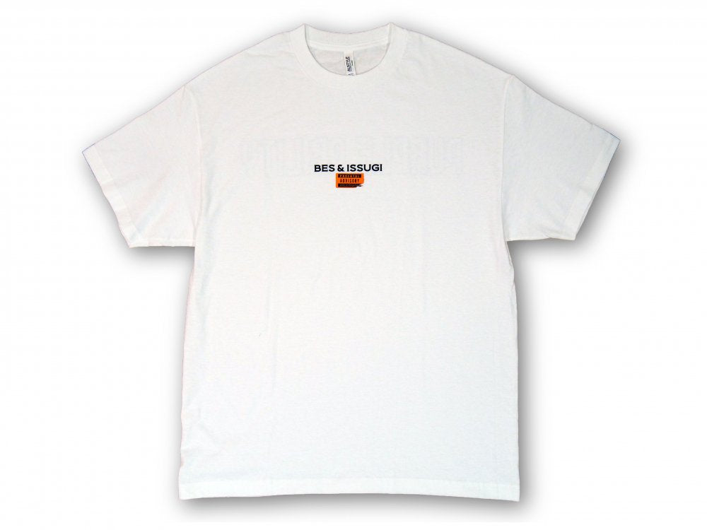 BES &amp; ISSUGI "Purple Ability" T-shirt (black / white / orange)