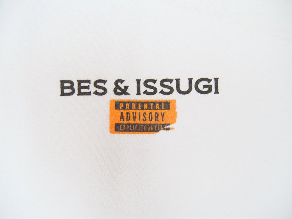 BES &amp; ISSUGI "Purple Ability" T-shirt (black / white / orange)