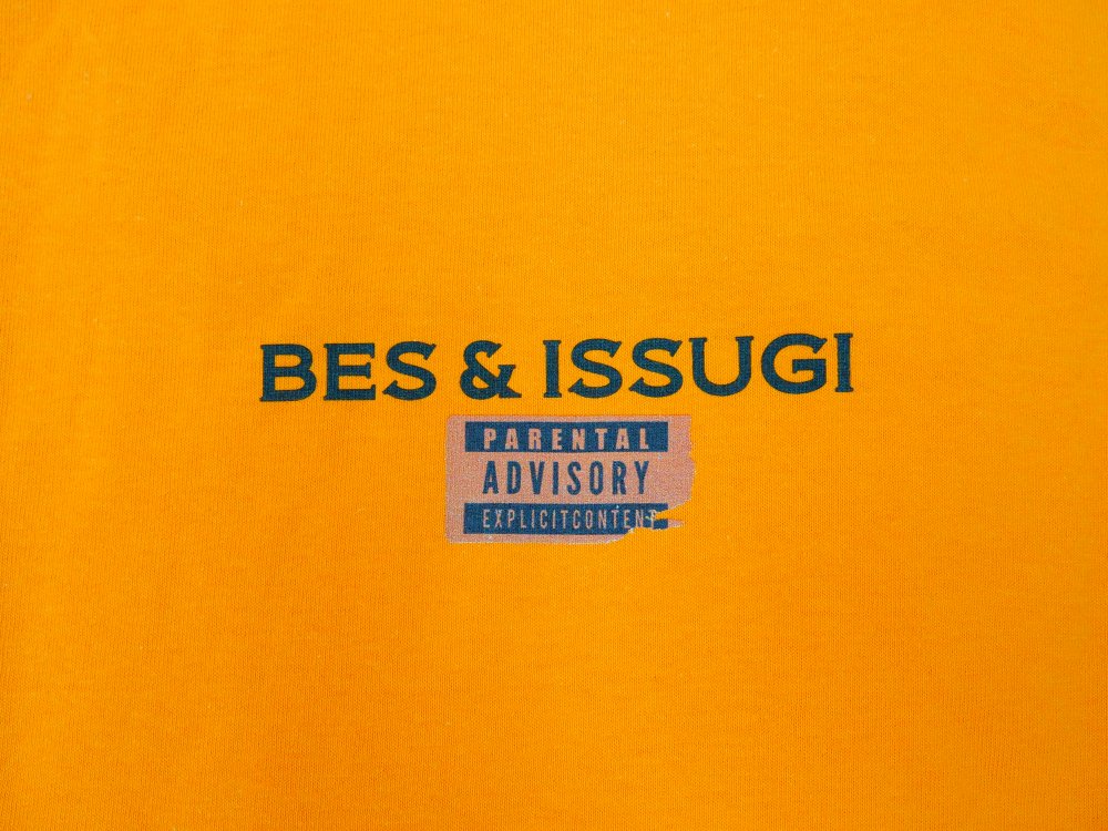 BES &amp; ISSUGI "Purple Ability" T-shirt (black / white / orange)