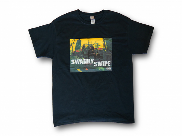SWANKY SWIPE オフィシャルT XXL ブラックスワンキースワイプ