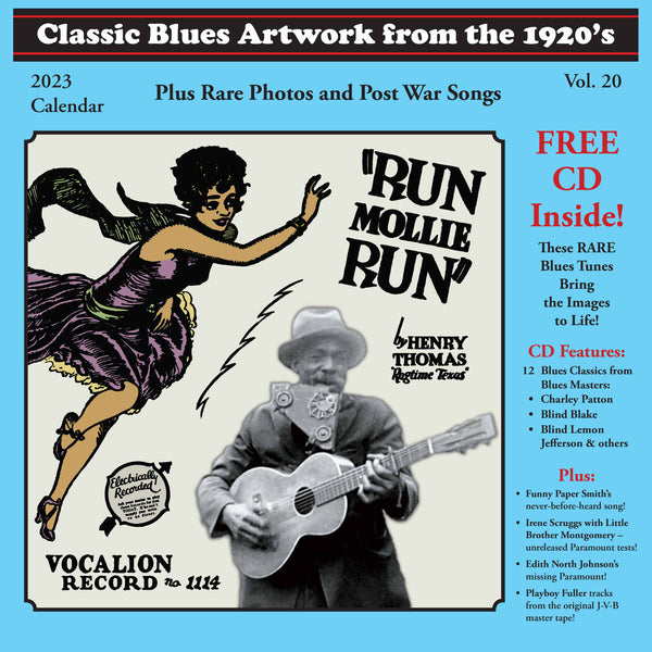 V.A. 『Classic Blues Artwork from the 1920's 2023』Calendar + CD